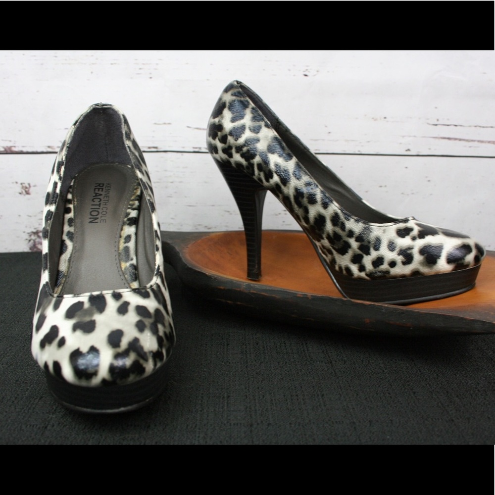 Kenneth Cole Reaction leopard print pumps!